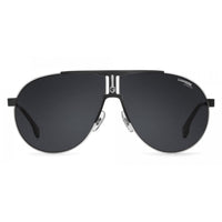 Carrera Men's Sunglasses - Black Ruthenium Metal Full Rim Aviator | 1005/S 0TI7/IR ,