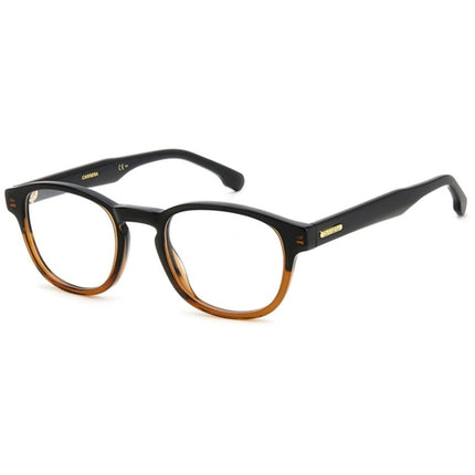 Carrera Men's Eyeglasses - Black Brown Acetate Full Rim Pantos Shape Frame | 294 0R60 ,