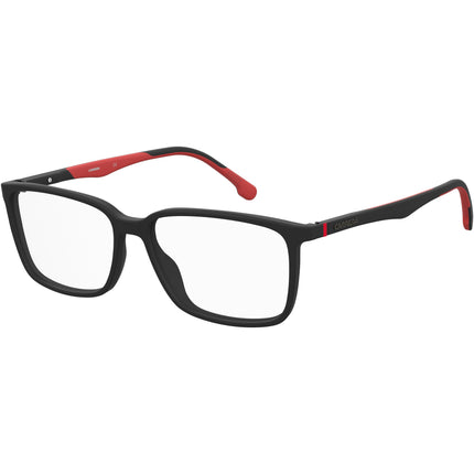 Carrera Men's Eyeglasses - Black Plastic Full Rim Rectangular Shape Frame | 8856 0003 ,