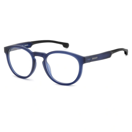 Carrera Men's Eyeglasses - Blue Plastic Full Rim Round Shape Frame | CARDUC 019 0PJP ,