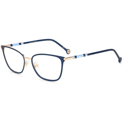 Carolina Herrera Women's Eyeglasses - Gold Blue Full Rim Square Frame | CH 0031 0LKS ,