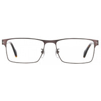 David Beckham Men's Eyeglasses - Matte Brown Full Rim Rectangular Frame | DB 7015 0YZ4 ,