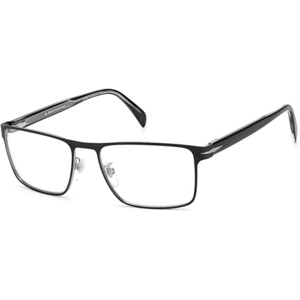 David Beckham Men's Eyeglasses - Matte Black Ruthenium Metal Frame | DB 1067 0TI7 ,