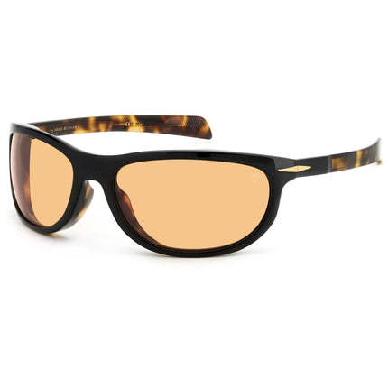 David Beckham Men's Sunglasses - Black Havana Acetate Full Rim | DB 7117/S 0WR7/W7 ,