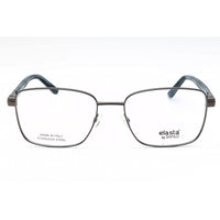 Elasta Men's Eyeglasses - Dark Grey Metal Full Rim Rectangular Frame | E 3125 0HWJ ,