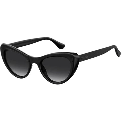 Havaianas Women's Sunglasses - Black Plastic Full Rim Cat Eye Frame | CONCHAS 0QFU/9O ,