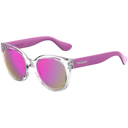 Havaianas Women's Sunglasses - Crystal Lilac Full Rim Cat Eye | NORONHA/M 022S/VQ ,