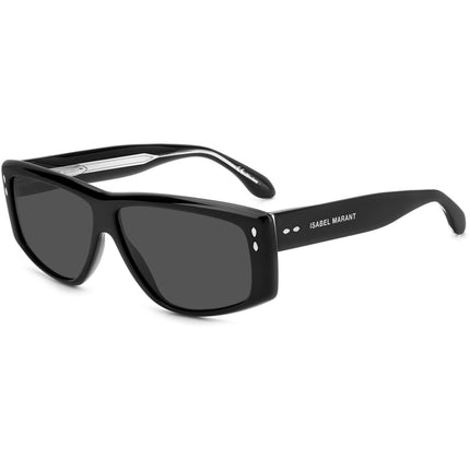 Isabel Marant Unisex Sunglasses - Black Plastic Full Rim Frame | IM 0106/S 0807 IR ,