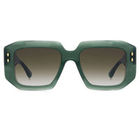 Isabel Marant Women's Sunglasses - Green Plastic Full Rim Square | IM 0143/S 01ED/9K ,