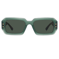Isabel Marant Women's Sunglasses - Green Plastic Full Rim Frame | IM 0144/S 01ED/QT ,