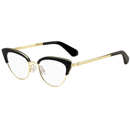 Kate Spade Women's Eyeglasses - Black Metal Full Rim Cat Eye Shape Frame | JAILYN 0807 ,
