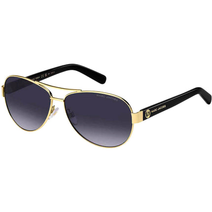 Marc Jacobs Women's Sunglasses - Gold Black Metal/Plastic Frame | MARC 699/S 0RHL/9O ,