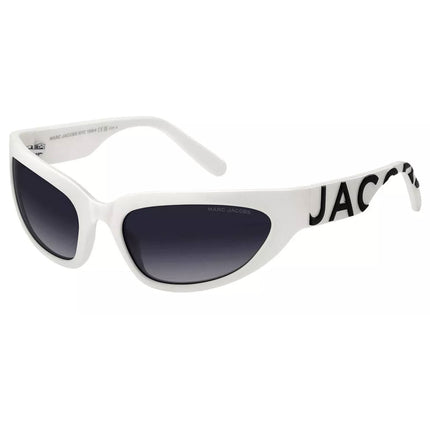 Marc Jacobs Women's Sunglasses - White Plastic Wraparound Frame | MARC 738/S 0CCP/9O ,