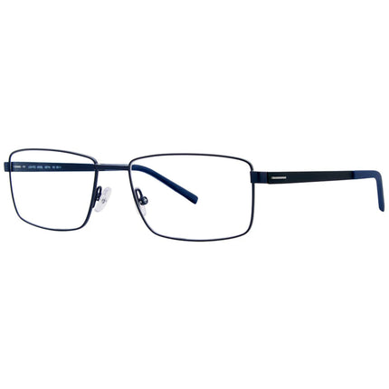 Morel Men's Eyeglasses - Blue Metal Full Rim Rectangular Shape Frame | 30039L BN11 ,