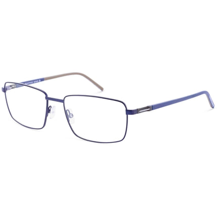 Morel Men's Eyeglasses - Blue Metal Full Rim Square Frame Demo Lens | 30214L NG09 ,