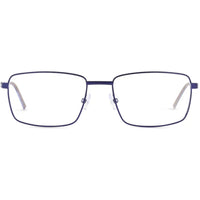 Morel Men's Eyeglasses - Blue Metal Full Rim Square Frame Demo Lens | 30214L NG09 ,