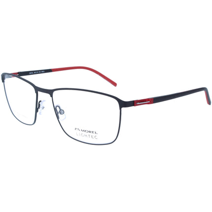 Morel Men's Eyeglasses - Black Metal Full Rim Square Frame Demo Lens | 30215L NR10 ,