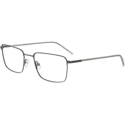 Morel Men's Eyeglasses - Grey Metal Full Rim Square Frame Demo Lens | 30247L GN09 ,