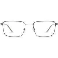Morel Men's Eyeglasses - Grey Metal Full Rim Square Frame Demo Lens | 30247L GN09 ,