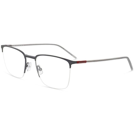 Morel Men's Eyeglasses - Grey Metal Half Rim Square Frame Demo Lens | 30248L GR12 ,