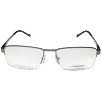 Morel Men's Eyeglasses - Gunmetal Metal Half Rim Rectangular Shape Frame | 30296S SP05 ,