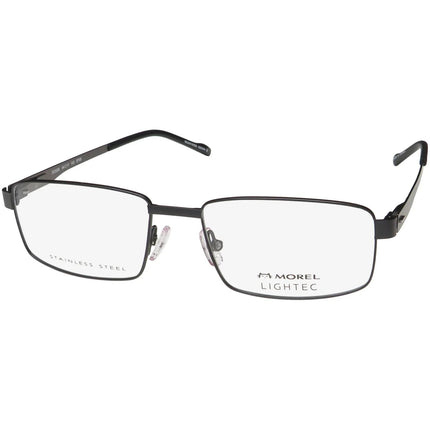 Morel Men's Eyeglasses - Gunmetal/Black Metal Full Rim Rectangular Frame | 30298S SP09 ,