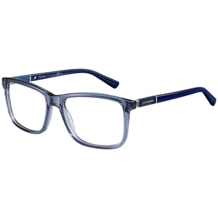 Pierre Cardin Men's Eyeglasses - Blue Grey Acetate Full Rim Square | P.C. 6168 0GLK ,