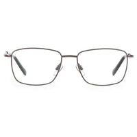 Pierre Cardin Men's Eyeglasses - Matte Dark Ruthenium Rectangular | P.C. 6868 0R80 ,