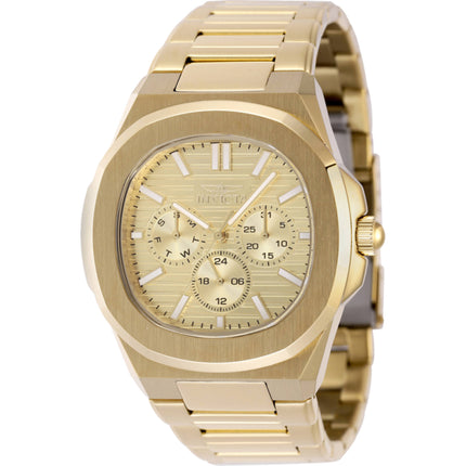Invicta Men's Watch - Speedway Quartz Day-Date Gold Tone Dial Bracelet | 48525 ,