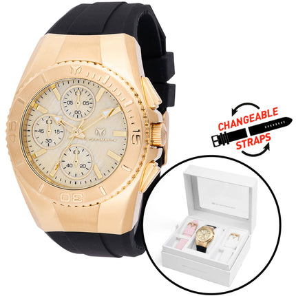 Technomarine Women's Watch - Cruise Original Quartz Gold Tone Dial Strap | TM-124035 ,