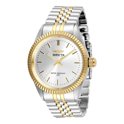 Invicta Men's Bracelet Watch - Specialty Quartz Silver Dial Two Tone Steel | 29378 ,