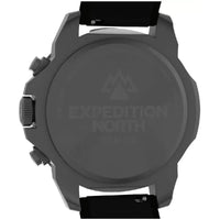 Timex Men's Watch - Expedition North Ridge Chronograph Black Leather Strap | TW2W16100 ,