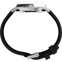 Timex Men's Watch - Marlin Peanuts Sketch Automatic Black Leather Strap | TW2W54000 ,