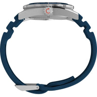Timex Men's Watch - Deepwater Reef Blue Dial Synthetic Rubber Strap Dive | TW2W74600 ,