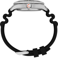 Timex Men's Watch - Deepwater Meridian Black Dial Synthetic Rubber Strap | TW2W81600 ,