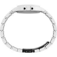 Timex Unisex Watch - 80 Digital Dial White Plastic Case Resin Bracelet | TW2V20100 ,