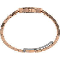 Timex Women's Watch - Trend Crystal Bezel Blue Dial Rose Gold Bracelet | TW2V24600 ,