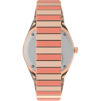 Timex Women's Watch - Q Malibu Rotating Bezel Pink Dial Expansion Bracelet | TW2V38600 ,
