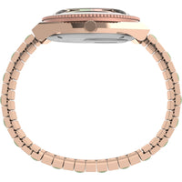 Timex Women's Watch - Q Malibu Quartz Green Dial Two Tone Bracelet | TW2V38700 ,