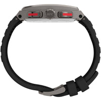 Timex Men's Watch - UFC Street Gunmetal Case Black Silicone Strap | TW2V87400 ,