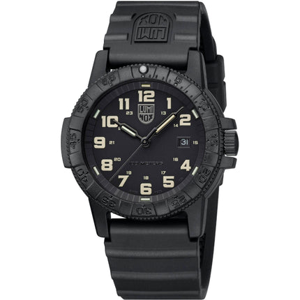 Luminox Men's Watch - Leatherback Sea Turtle Giant Black Dial Rubber Strap | XS.0330 ,
