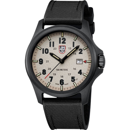 Luminox Men's Watch - Atacama Field Warm Grey Dial Black Rubber Strap | XL.1971.SET ,
