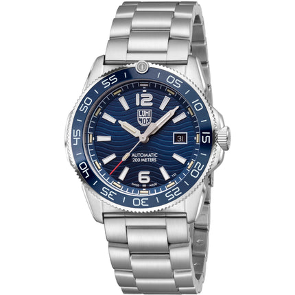 Luminox Men's Watch - Pacific Diver Automatic Blue Dial Silver Bracelet | XS.3104 ,