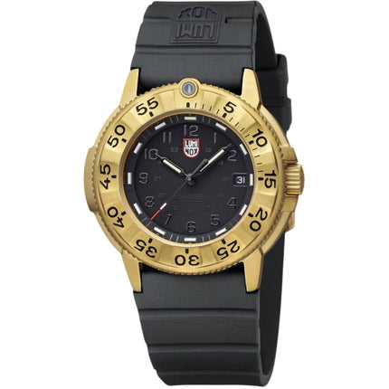 Luminox Men's Watch - Navy Seal Foundation Black Dial Rubber Strap Dive | XS.3221.NSF ,