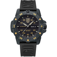 Luminox Men's Watch - Master Carbon Seal Automatic Black Dial Strap | XS.3865.GOLD ,