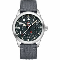 Luminox Men's Watch - Volition America Quartz Black Dial Grey Strap | XA.9522.VOL ,
