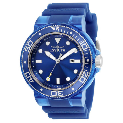 Invicta 32331 Men's Pro Diver Quartz Blue Silicone Strap Watch ,