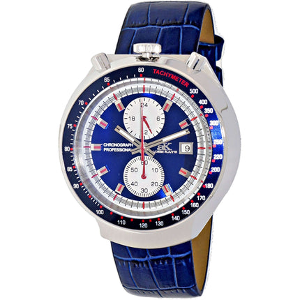 Adee Kaye Men's Watch - Muscle-G1 Quartz Blue and White Dial Strap | AK5662-MBI_LBU ,
