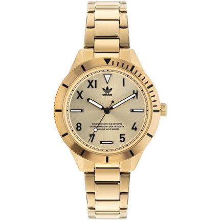 Adidas Women's Watch - Originals Yellow Gold Stainless Steel Bracelet | AOFH22061 ,