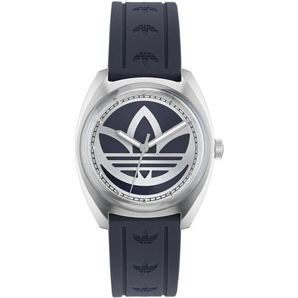 Adidas Men's Watch - Originals Quartz Navy Blue and Silver Tone Dial | AOFH23014 ,